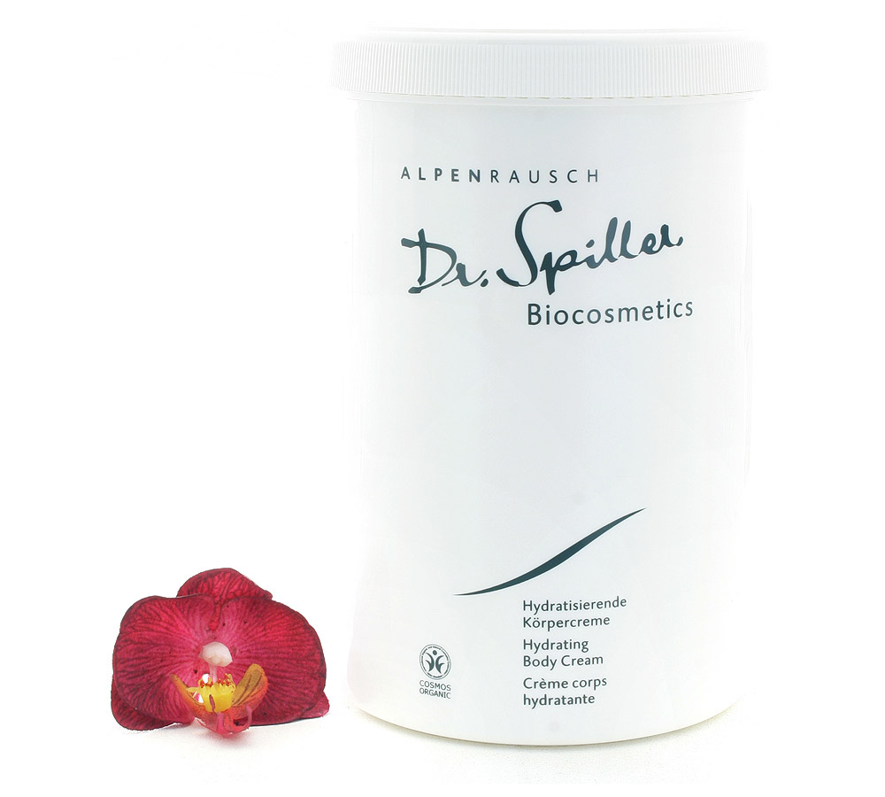 229317 Dr. Spiller Alpenrausch Organic Hydrating Body Cream 1000ml