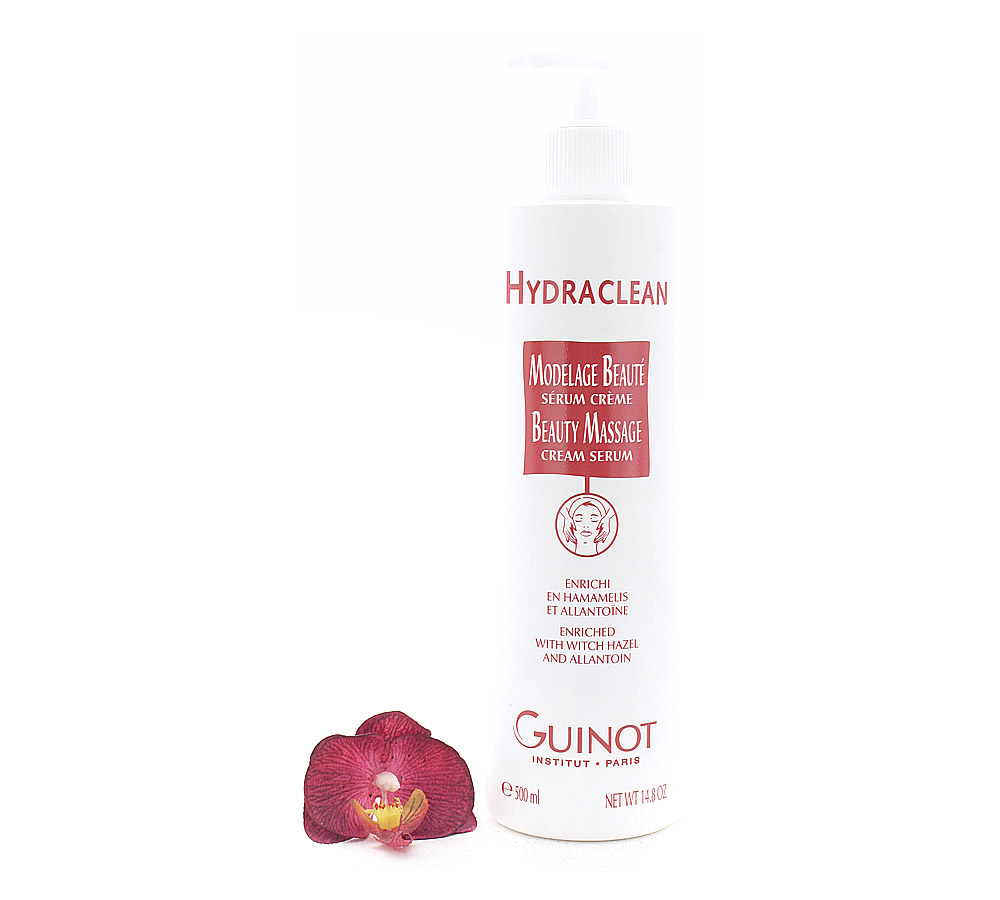 554531 Guinot Hydraclean Modelage Beaute Serum Creme - Beauty Massage Cream Serum 500ml /w Pump
