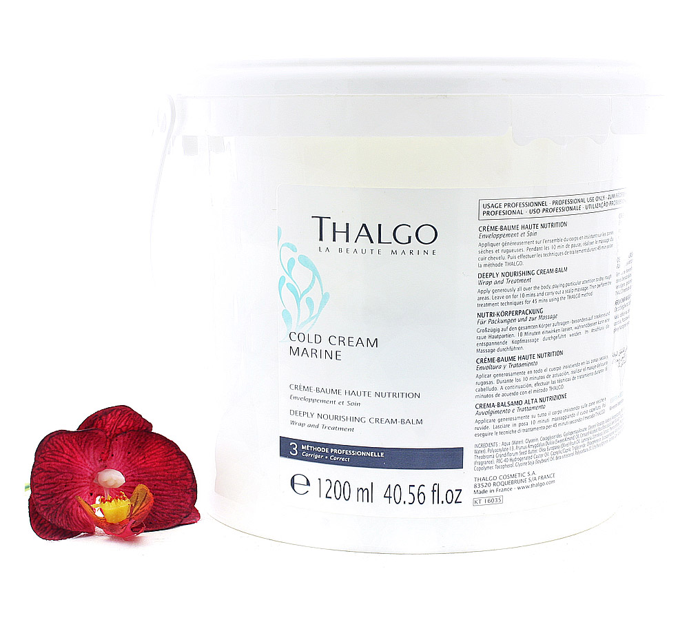 KT16035 Thalgo Cold Cream Marine Deeply Nourishing Cream-Balm 1200ml
