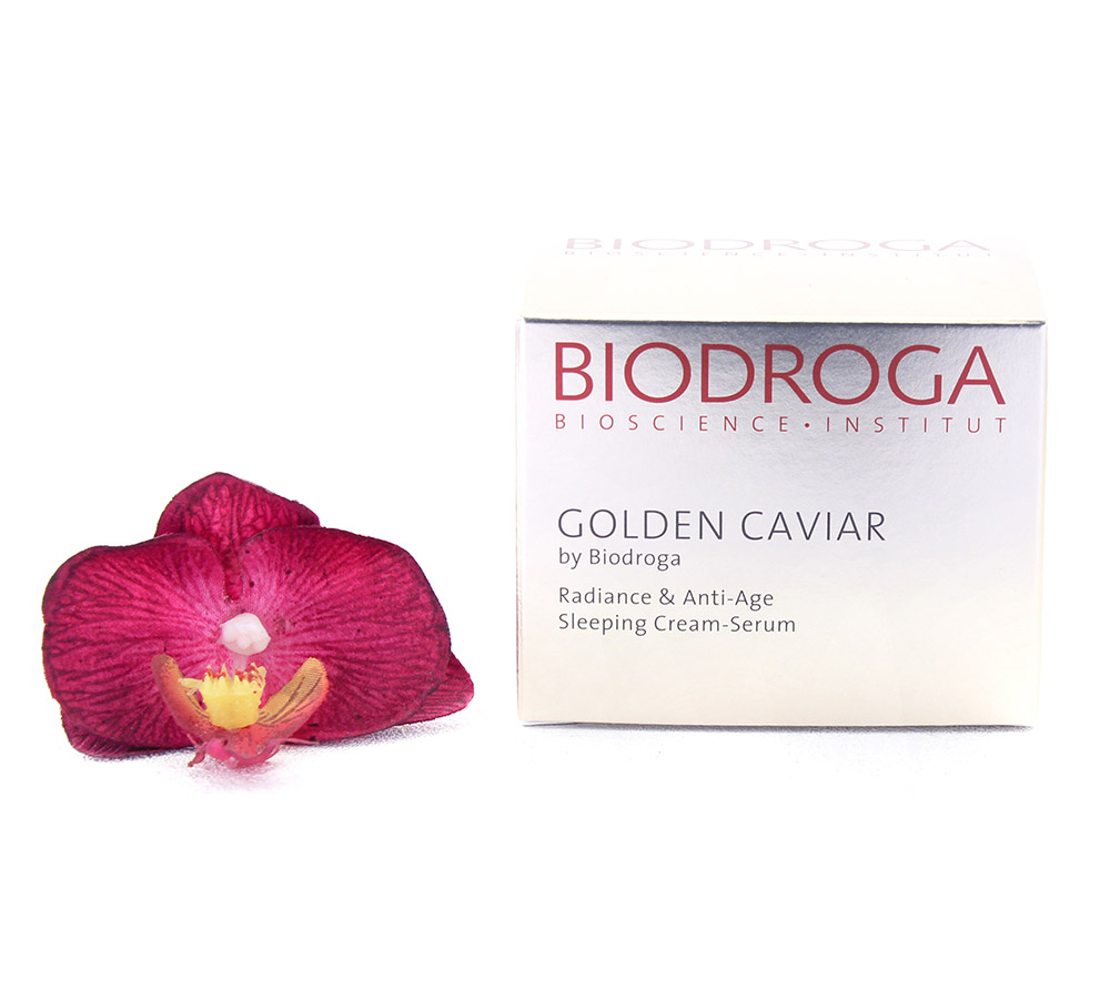 45317 Biodroga Golden Caviar Radiance & Anti-Age Sleeping Cream-Serum Wrinkle Relaxing 50ml