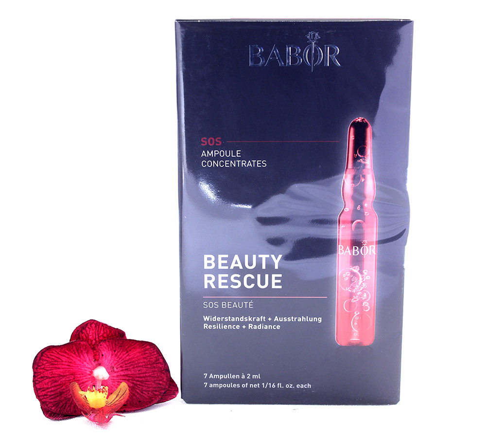 408522 Babor Ampoule Concentrates FP SOS Beauty Rescue 7x2ml