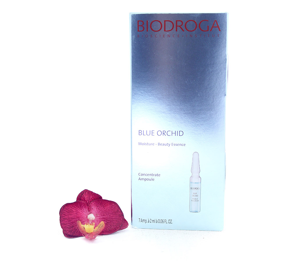 45411 Biodroga Blue Orchid Moisture - Beauty Essence Concentrate Ampoule 7x2ml