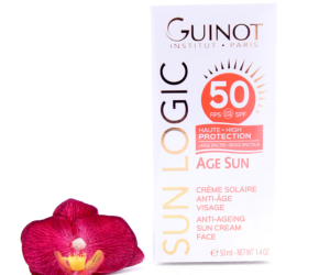 26515040-300x250 Guinot Sun Logic Age Sun - Lait Solaire Anti-Âge Visage FPS50 50ml