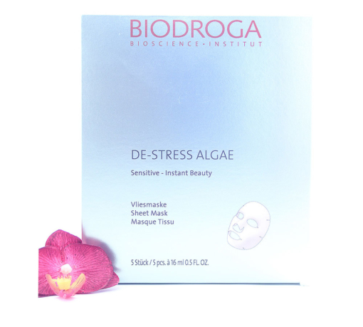 45469-510x459 Biodroga De-Stress Algae - Sensitive Instant Beauty Sheet Mask 5x16ml